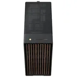 Корпус без блока питания/ Case Fractal Design North XL TG Dark Tint, Full-Tower, 3x140mm, 2xUSB-A 3.2 + 1xUSB 3.2 Type-C E-ATX, ATX, mATX, mITX Wood panel, Charcoal Black