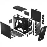 Корпус без блока питания/ Case Fractal Design Torrent Solid, Full-Tower, 2x180mm + 3x140mm, 2xUSB-A 3.0 + 1xUSB 3.2 Type-C E-ATX, SSI-CEB, SSI-EEB, ATX, mATX, mITX Black