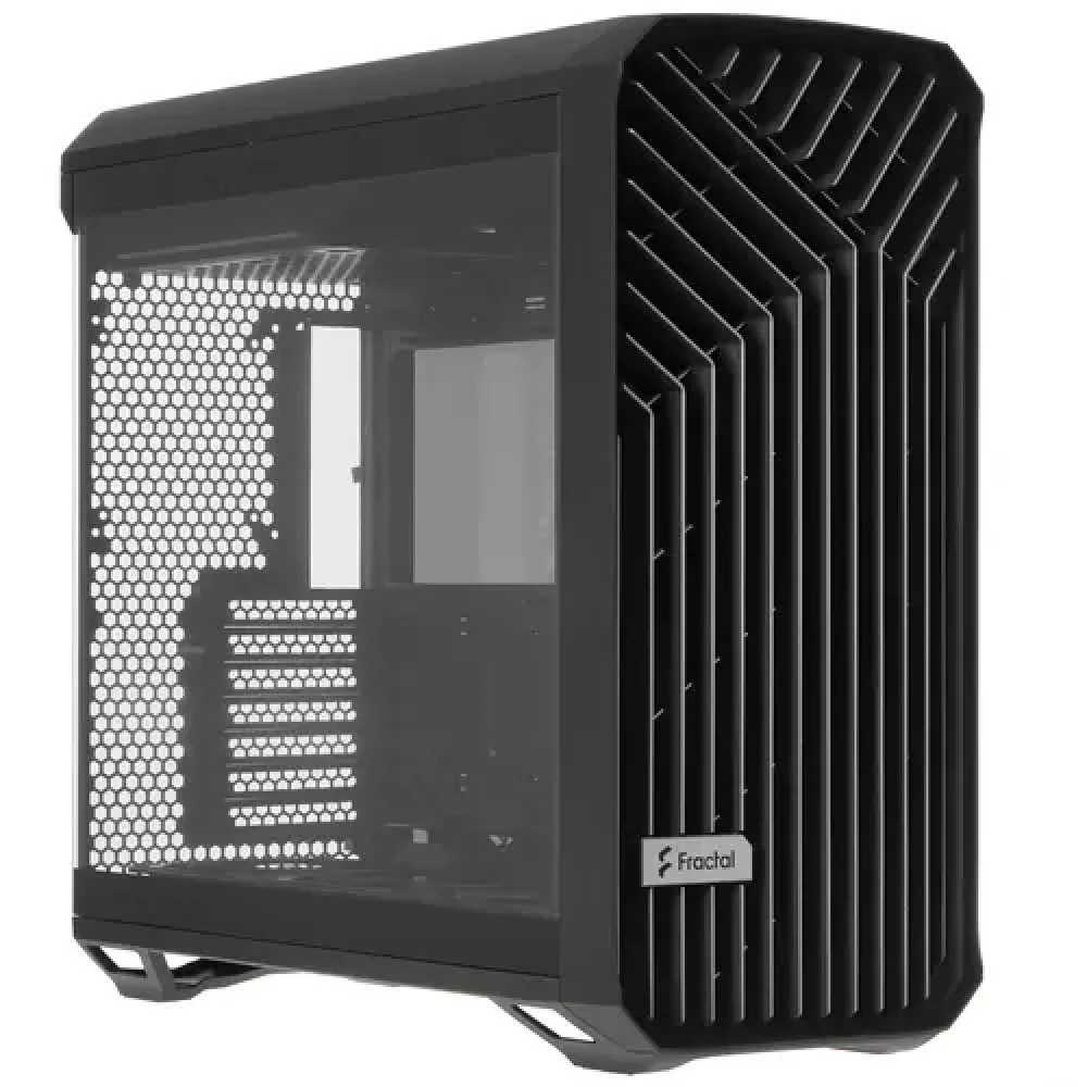 Корпус без блока питания/ Fractal Design FD-C-TOR1A-01, Full Tower , North Charcoal Torrent Black Glass version (light color) , 2x180mm, 3x140mm, ATX, mATX, mITX, SSI-EEB, SSI-CEB, 1x USB 3.2 Gen 2x