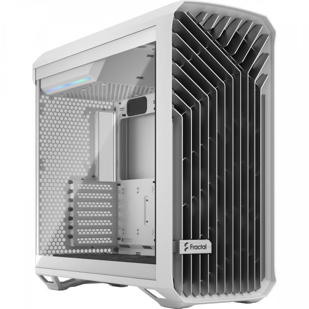 Корпус ПК без блока питания/ Case Fractal Design Torrent TG Clear Tint, Full-Tower, 2x180mm + 3x140mm, 2xUSB-A 3.2 + 1xUSB 3.2 Type-C E-ATX, SSI-CEB, SSI-EEB, ATX, mATX, mITX White