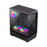 Компьютерный корпус, Gamemax, Vista COC AB, 1115-3806R0004, 12380600001, Mid Tower, ATX/m-ATX/ITX, USB2.0*1/ USB3.0*1/ TypeC *1/ HD-Audio, Кулер 6*12cм ARGB, Высота процессорного кулера 155мм, Длина