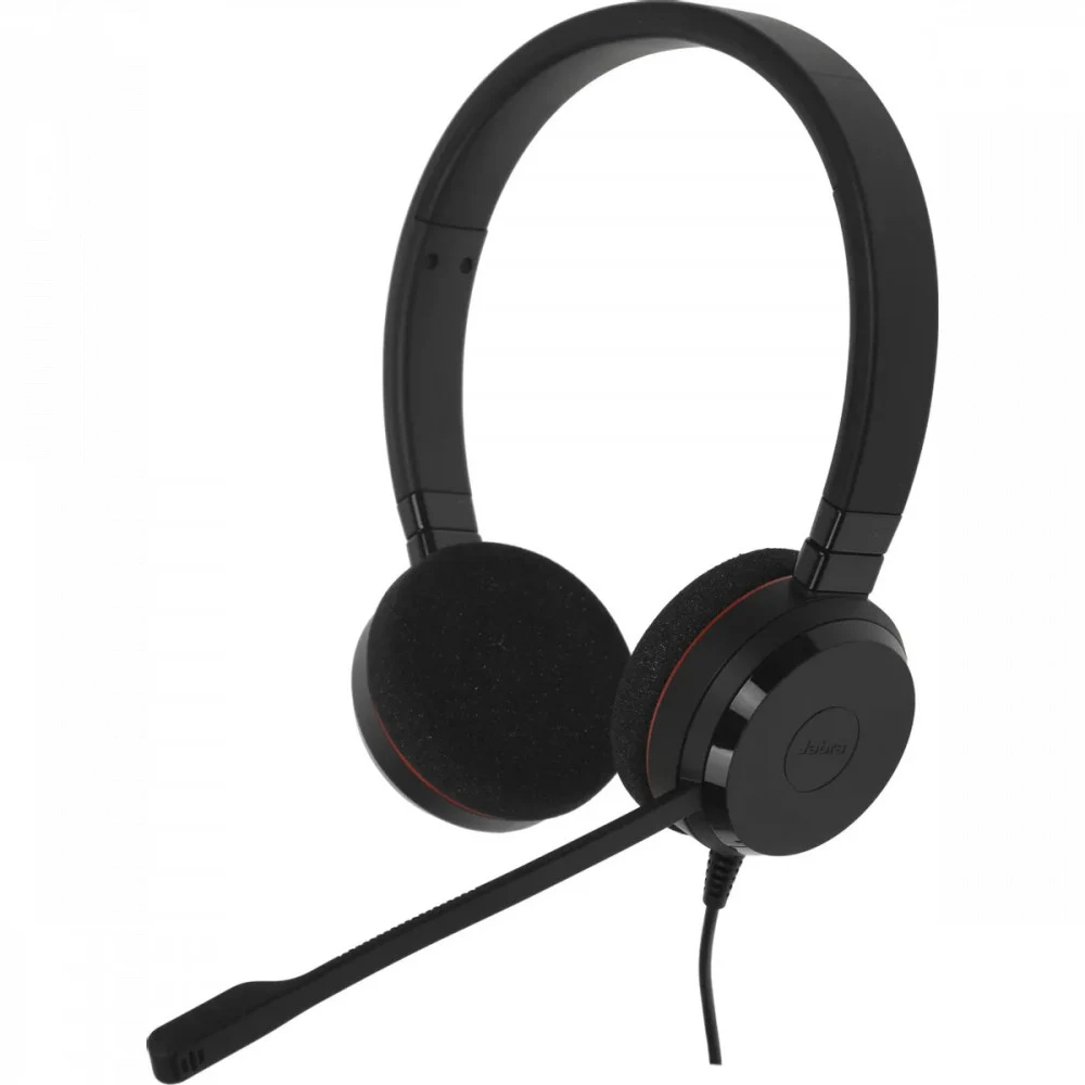 Гарнитура, Jabra, 4999-823-169, Jabra EVOLVE 20, Stereo, MS, Проводная, USB C/A, шумоподавление, -10°C to + 50°C, регулятор громкости