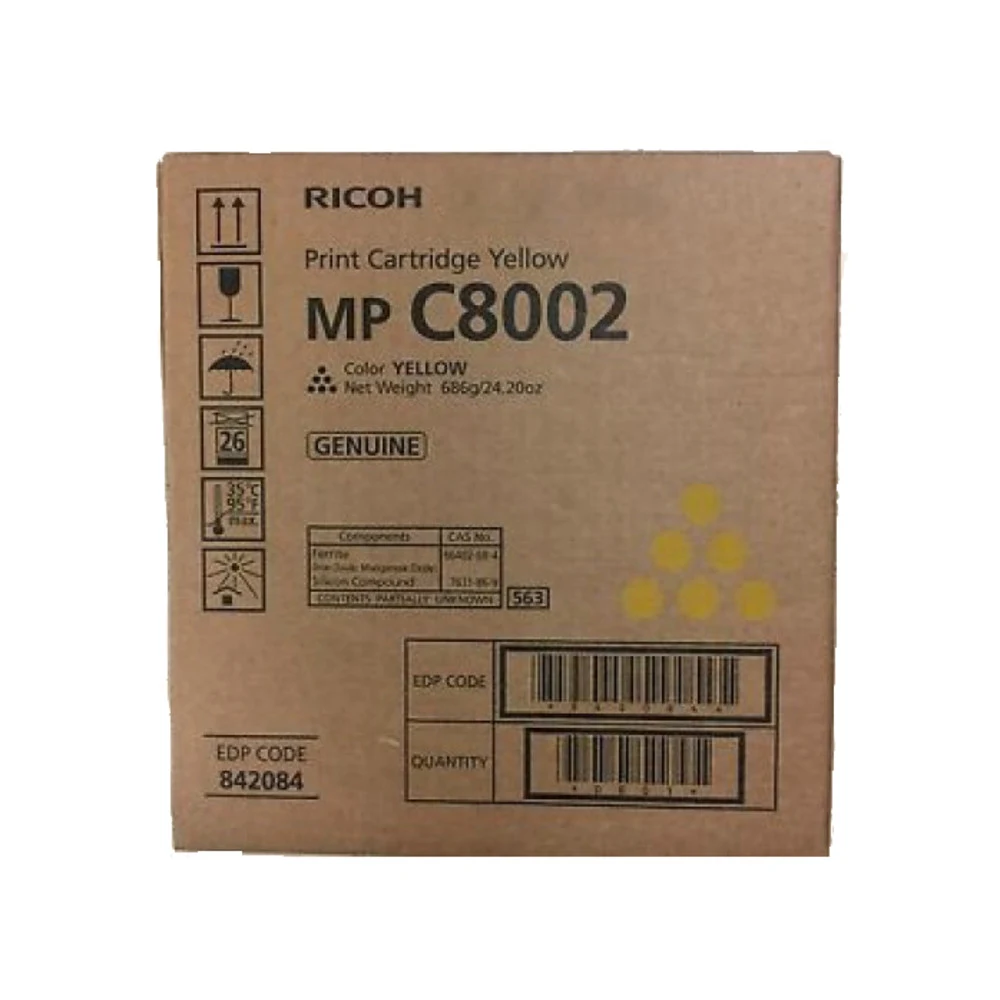 Type-MPC8002 842148/841785 Картридж Ricoh желтый для Aficio MP C6502/8002 (29000стр.)