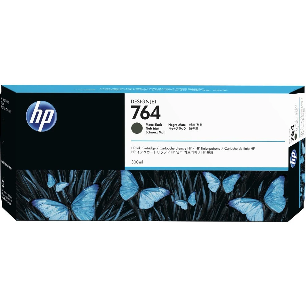 C1Q16A - Картридж №764 с матовыми черными чернилами для HP DesignJet T3500, 300 мл