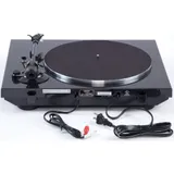 DENON Проигрыватель винила DP-300F ЧЕРНЫЙ, Полностью автоматический проигрыватель винила, картридж и тонарм в комплекте. Скорость воспроизведения 33, 45 об./мин. Привод: пассиковый. Предустановленны
