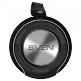 SVEN PS-285 2.0 Мобильные колонки чёрные (IPx7, 2x10W, USB, Bluetooth, micro SD, AUX, подсветка,3000 мA)