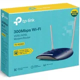 Модем беспроводной VDSL2/ADSL2+ 300M Tp-Link TD-W9960 &lt Wireless 300M VDSL2/ADSL2+ Modem Router, 802.11n/g/b, 300 Mbps на частоте 2,4 ГГц, 4 порта LAN 10/100 RJ45, 2 фиксированных внешних антенны,