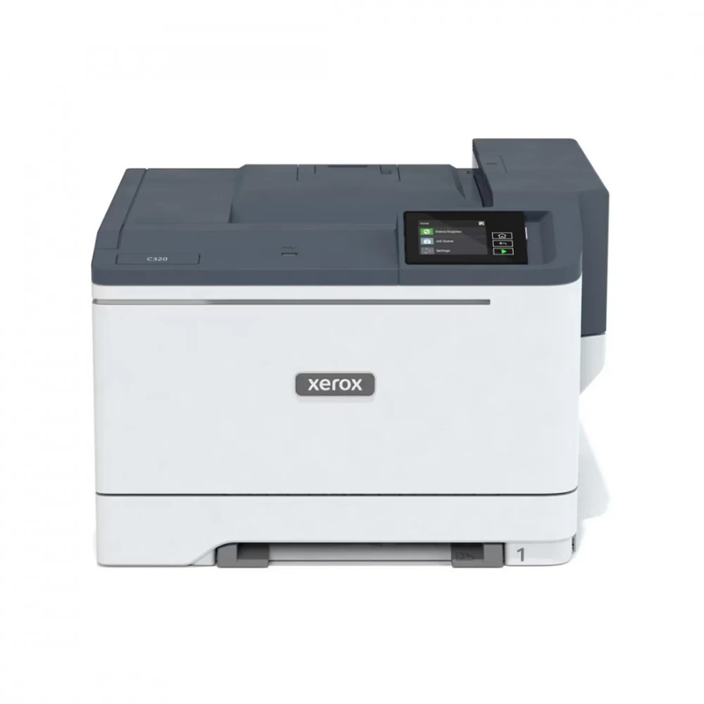 Цветной принтер, Xerox, C320DNI, C320V_DNI, Лазерный цветной, А4, 33 стр./мин., Подача 251 лист, Сенсорный дисплей 2.8", 1.2 ГГц CPU, 1 ГБ RAM, 8 ГБ eMMC, USB 2.0, Ethernet 10/100/1000, Wi-Fi