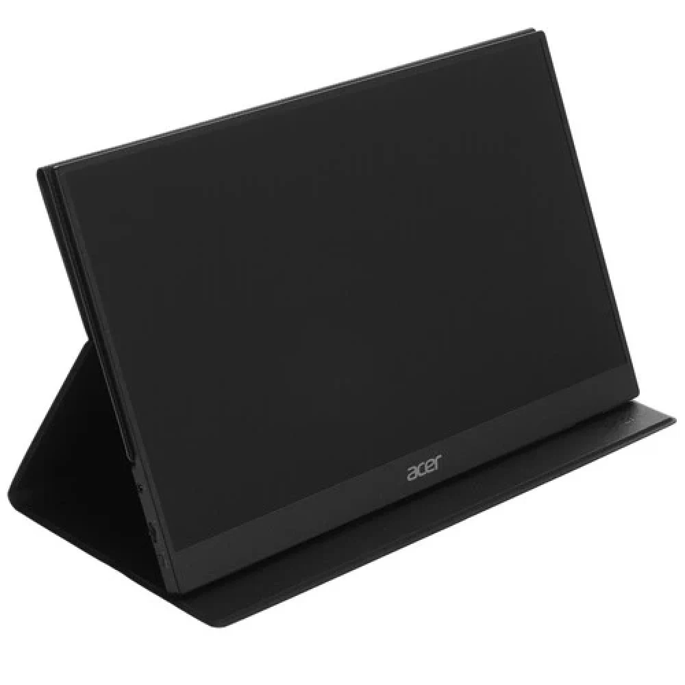 Монитор/ Acer PM161QJbmiuux 15,6'', UltraThin Black, 16:9, IPS, 1920x1080, 6ms, 250cd, 60Hz, mini HDMI, 2xType-C, Speakers 1Wx2, FreeSync, HDR 10, Vesa:100x100