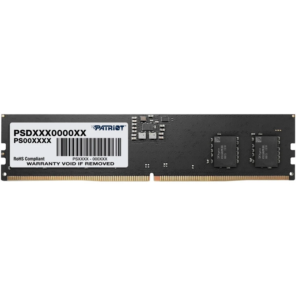 Оперативная память DDR5 16GB 5600MHz Patriot PSD516G56002 Signature RTL PC5-44800 CL46 DIMM 288-pin 1.1В single rank Ret [PSD516G56002]