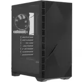 Компьютерный корпус, Zalman, Z3 ICEBERG BLACK, Mid- Tower, E-ATX (~280mm)/ATX/ M-ATX / Mini-ITX, USB 2.0, 2*USB 3.0, HD Audio/Mic, 1*120 мм Addressable RGB (перед.панель), 1*120 мм Addressable RGB (
