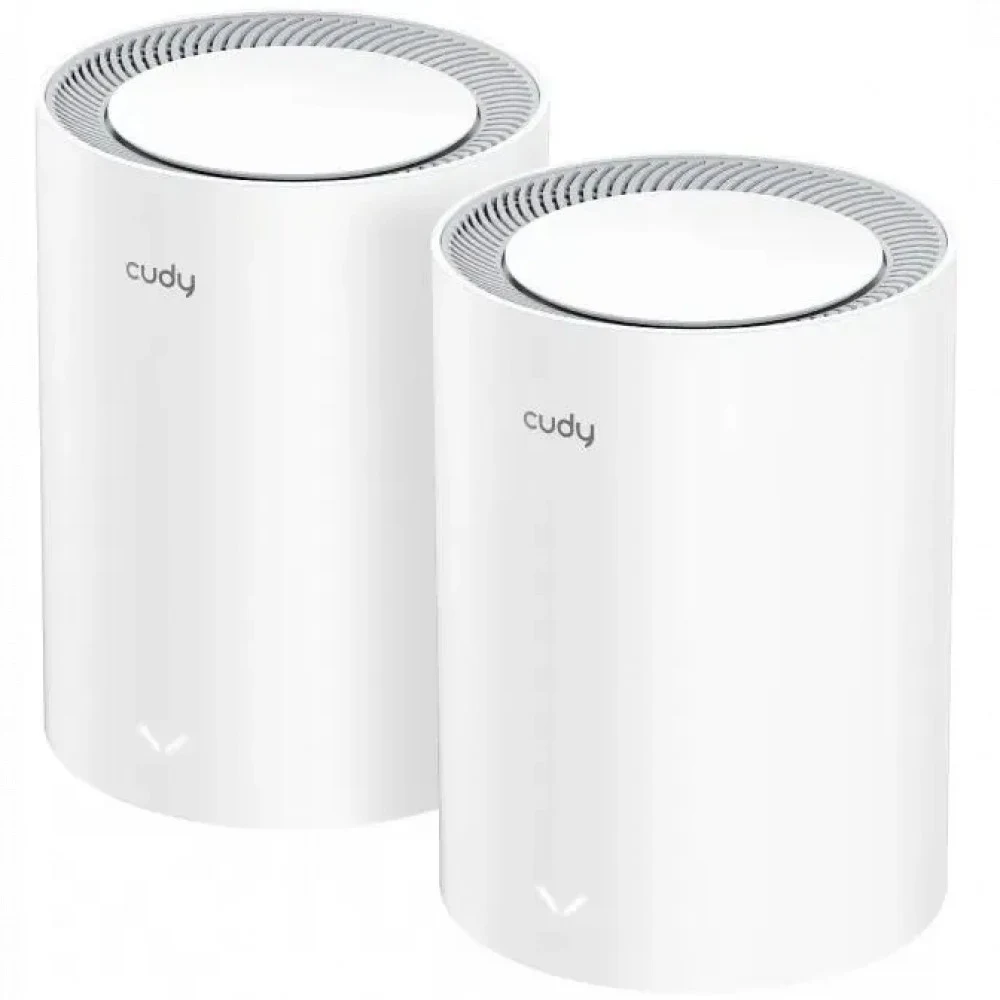 Бесшовный Mesh роутер Cudy M3000 (M3000(2-PACK) WHITE) AX3000 10/100/1000/2500BASE-T белый (упак.:2шт)