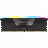 CORSAIR DDR5, 6000MT/s 32GB 2x16GB DIMM, 36-44-44-96, Std PMIC, XMP 3.0, VENGEANCE RGB DDR5, Black PCB, 1.4V