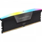 CORSAIR DDR5, 6000MT/s 32GB 2x16GB DIMM, 36-44-44-96, Std PMIC, XMP 3.0, VENGEANCE RGB DDR5, Black PCB, 1.4V