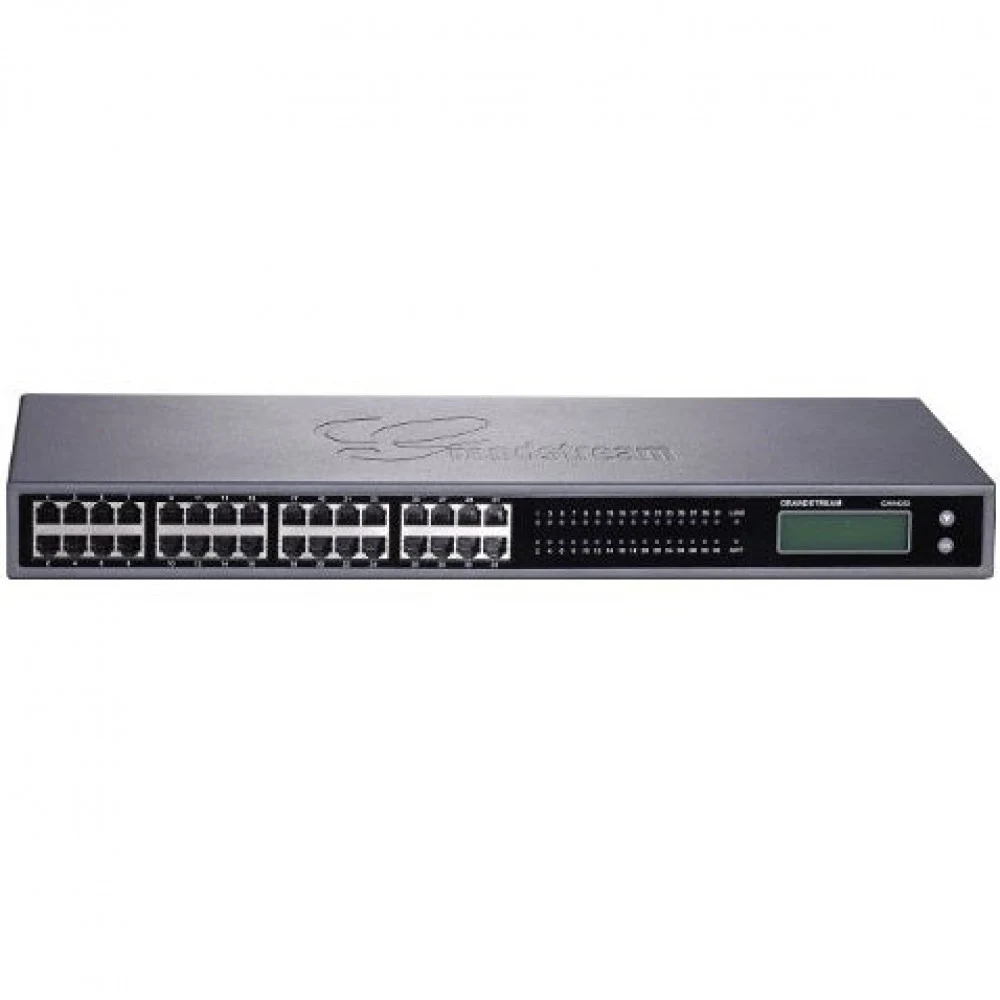 Grandstream GXW4232, 32 x RJ11 FXS ports and 2 x 50-pin Telco connector, 1 x 10M/100/1000 Mbps auto-sensing RJ45 port, G.711, G. 723, G.726