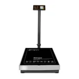 Торговые напольные весы M-ER 333 ACLP-150.20/50 "TRADER" с расч. стоимости LED "Индикация: светодиодная Габариты: 920х600х910 мм Платформа: 600x800 мм Вес: 22,5 кгМаксимальный вес: 150 кг Минимальны