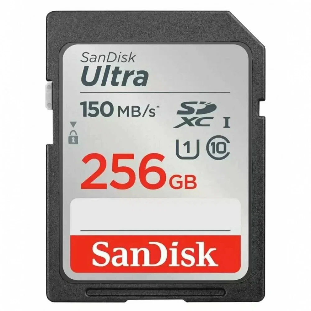 Флеш карта SDXC 256GB SanDisk SDXC Class 10 UHS-I U1 Ultra R 150MB/s <SDSDUNC-256G-GN6IN>