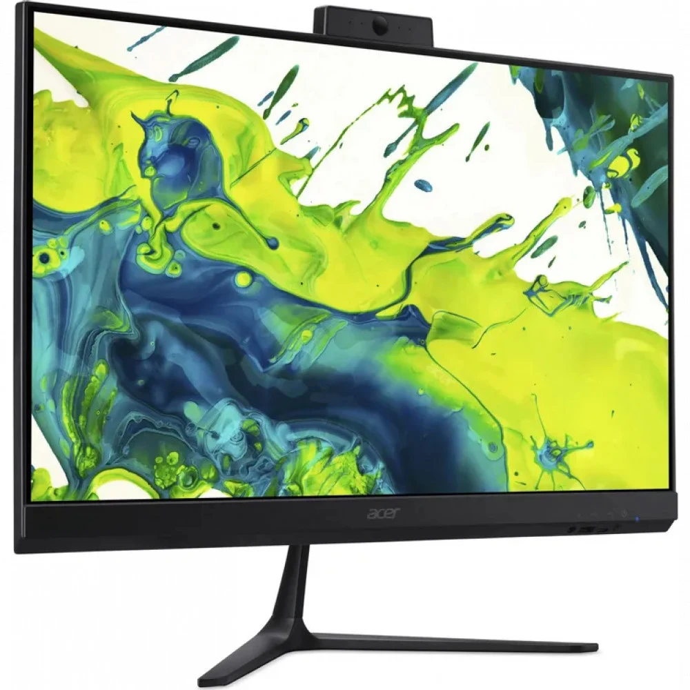 Моноблок Acer Aspire C24B-GMTL (Black ) / Intel Core Ultra 5 115U / 16 ГБ DDR5 / 512 ГБ M.2 NVMe SSD / 23.8" Full HD DLED 120Hz non-touch / Wi-Fi 6 (2×2) + Bluetooth / беспроводные клавиатура и мышь
