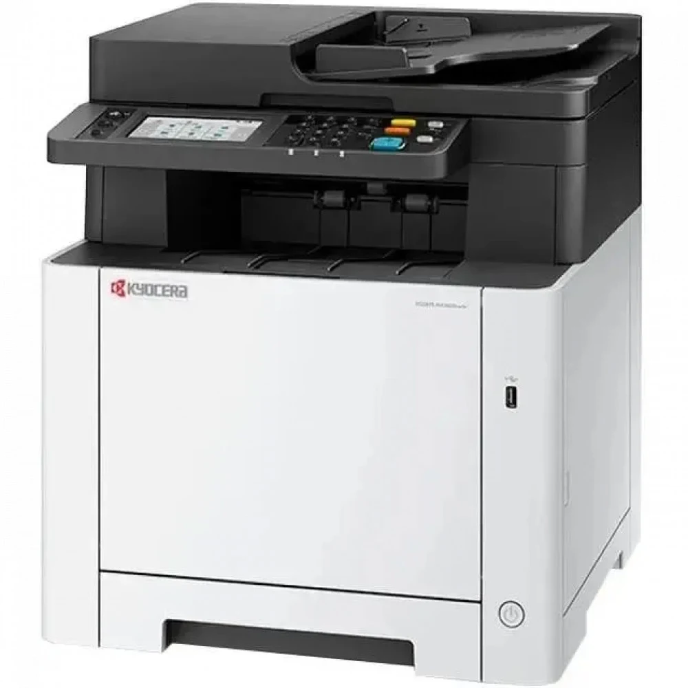 МФУ лазерное Kyocera ECOSYS MA2600cwfx (A4), цветное, Printer/Scanner/Copier/Fax, 1200x1200 dpi, 27 ppm, 1 GB, 1 GHz, tray 50+250 sheets, DADF 50 sheets, USB+Ethernet+Wi-Fi, Duplex, 4.3" touchscreen