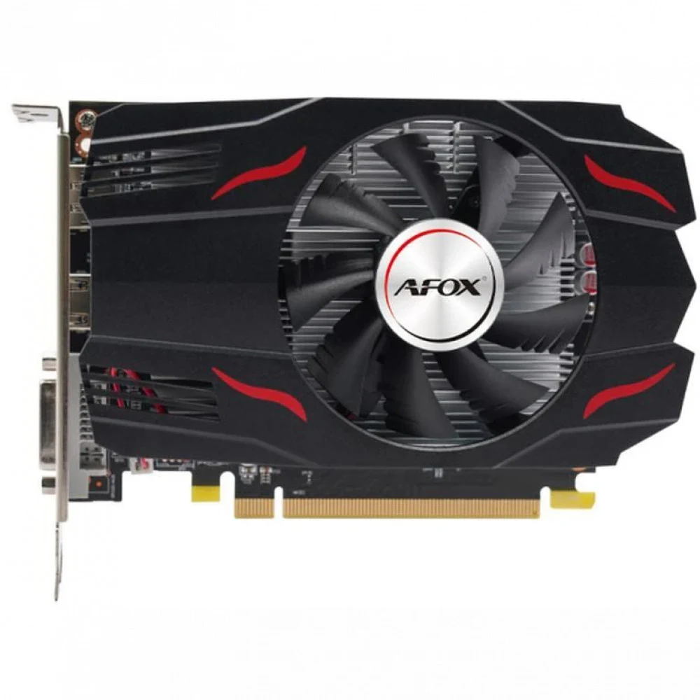 Видеокарта Afox RX550 4GB GDDR5 128bit DVI DP HDMI 1FAN RTL
