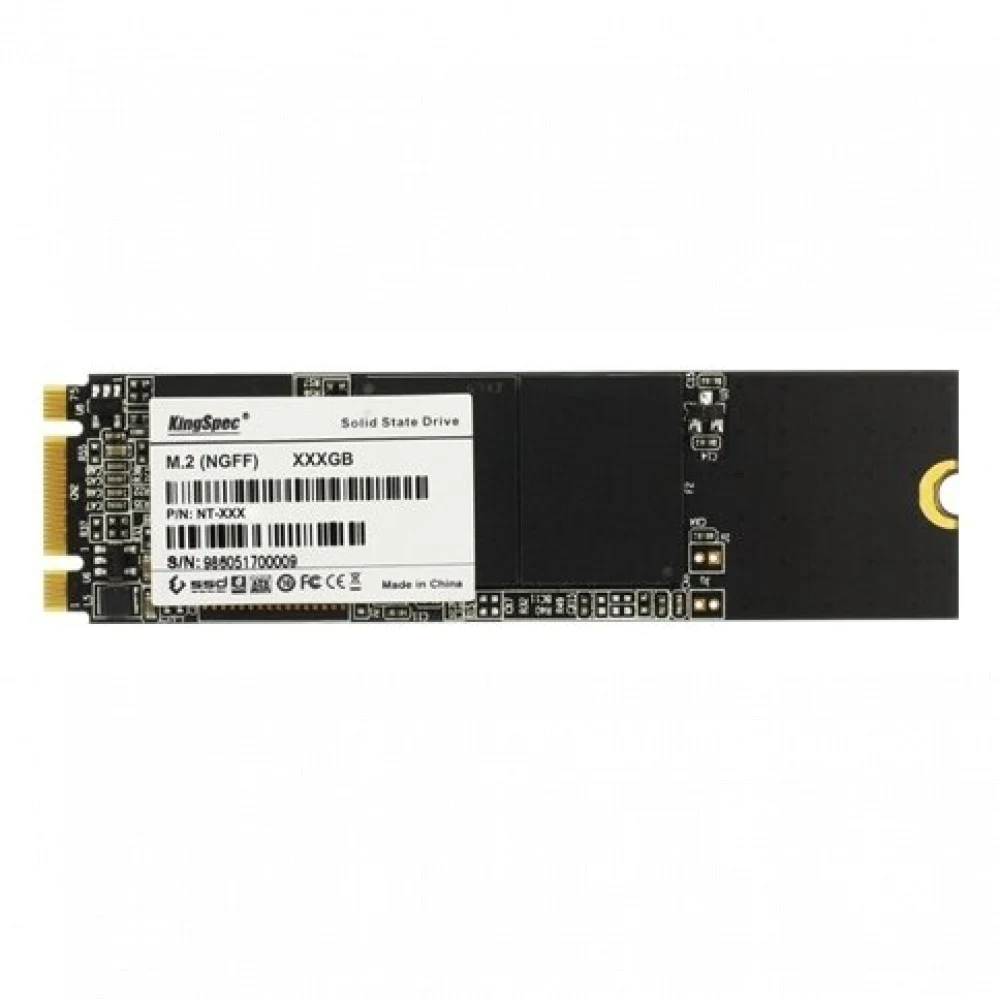 SSD M.2 KingSpec 1.0Tb NT Series <NT-1TB 2280> (SATA3, up to 570/540MBs, 3D NAND, 370TBW)