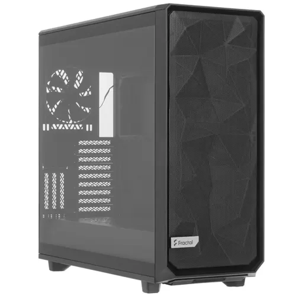 Корпус ПК без блока питания/ Case Fractal Design Meshify 2 XL Light TG, Full-Tower, 3x140mm, 2xUSB-A 3.2 + 1xUSB 3.2 Type-C E-ATX, EE-ATX, SSI-CEB, SSI-EEB, ATX, mATX, mITX Black