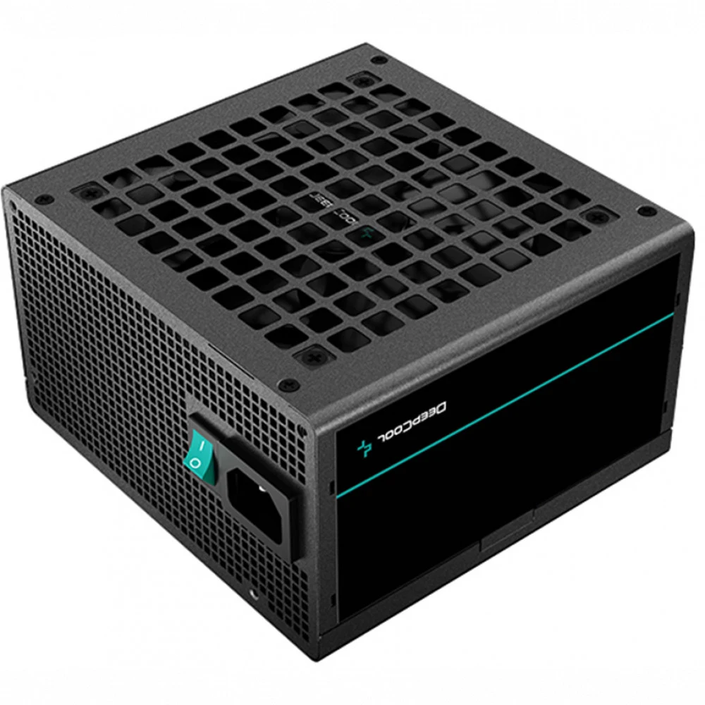 Блок питания, Deepcool, PF650 R-PF650D-HA0B-WDEU, 650W, ATX, White, APFC, 20+4 pin, 2*4+4pin, 6*Sata, 2*Molex, 4*PCI-E 6+2 pin, Вентилятор 12см, Кабель питания, Чёрный