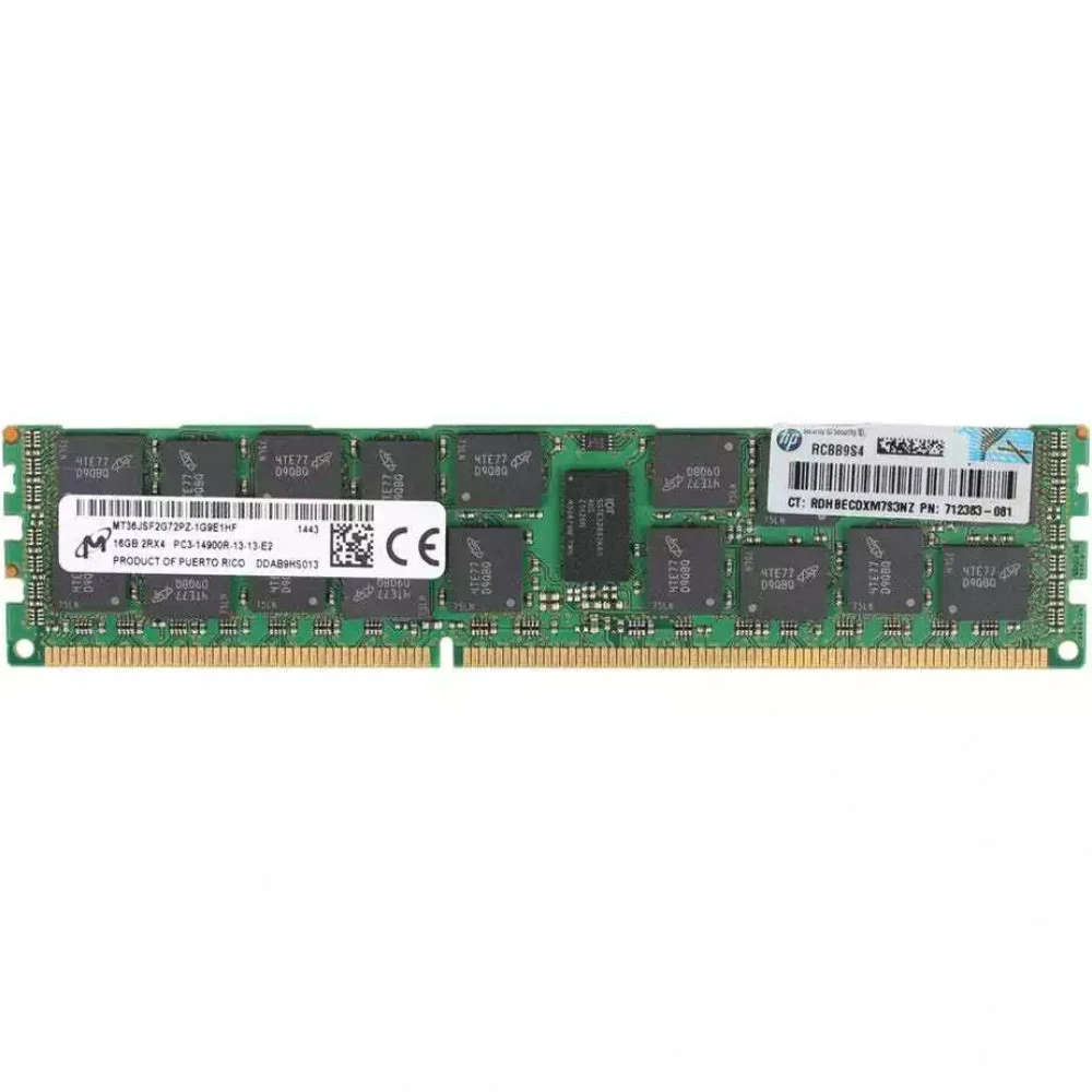 Оперативная память HP 16GB 1X16GB 1866mhz PC3-14900 CL13 [708641-B21], 708641-B21 712383-081 715274-001 733482-001 708641-S21