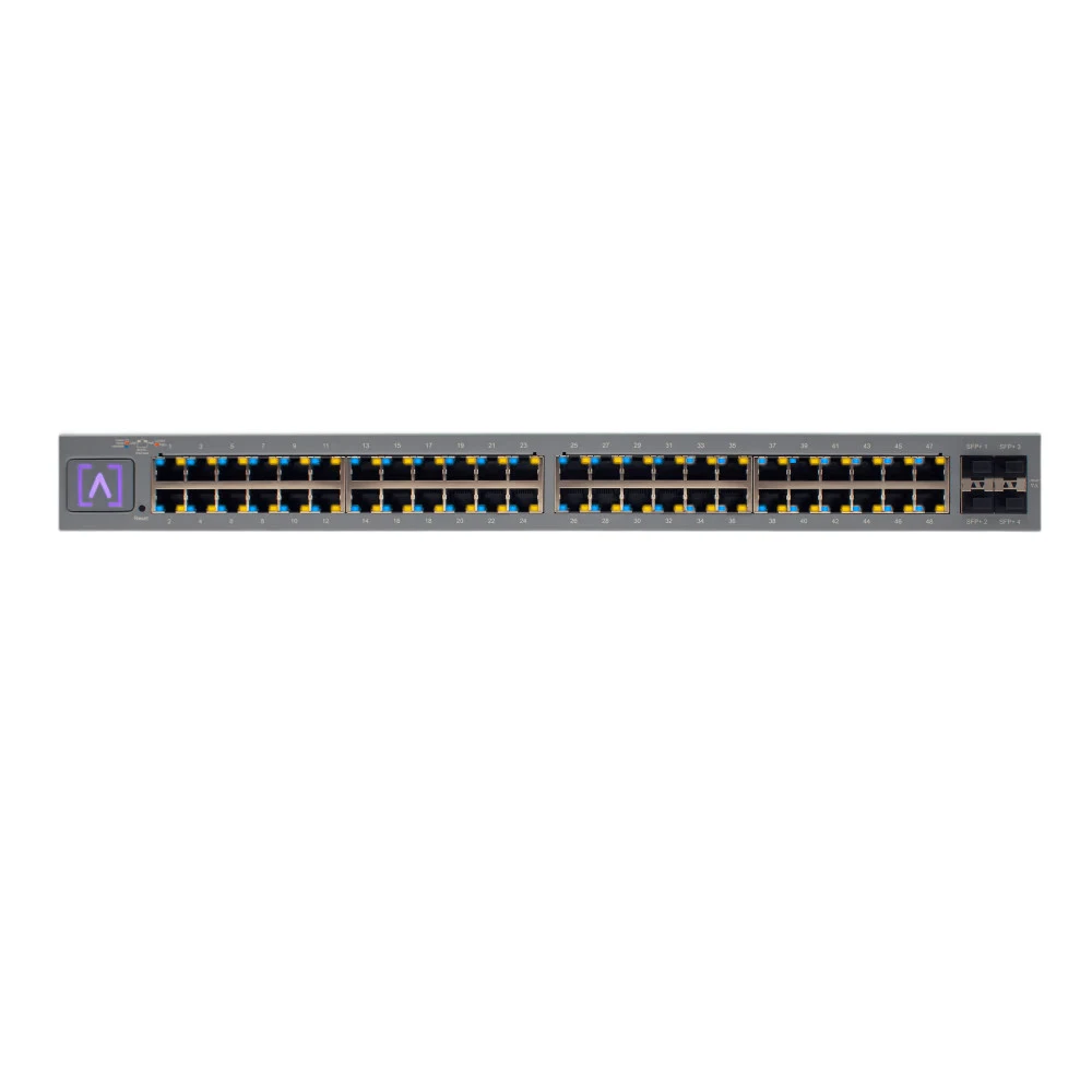 Коммутатор Alta Labs S48-APOE, 48xGb LAN, 4xSFP+, 48xPoE+, BT, Mobile App, IGMP, L2 layer, PoE 740W S48-APOE