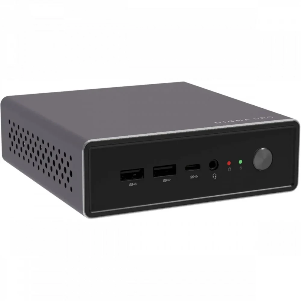 Неттоп Digma Pro Minimax U1 i5 1240P (1.7) 16Gb SSD512Gb UHDG CR Windows 11 Professional GbitEth WiFi BT 36W темно-серый/черный (DPP5-ADXW02)