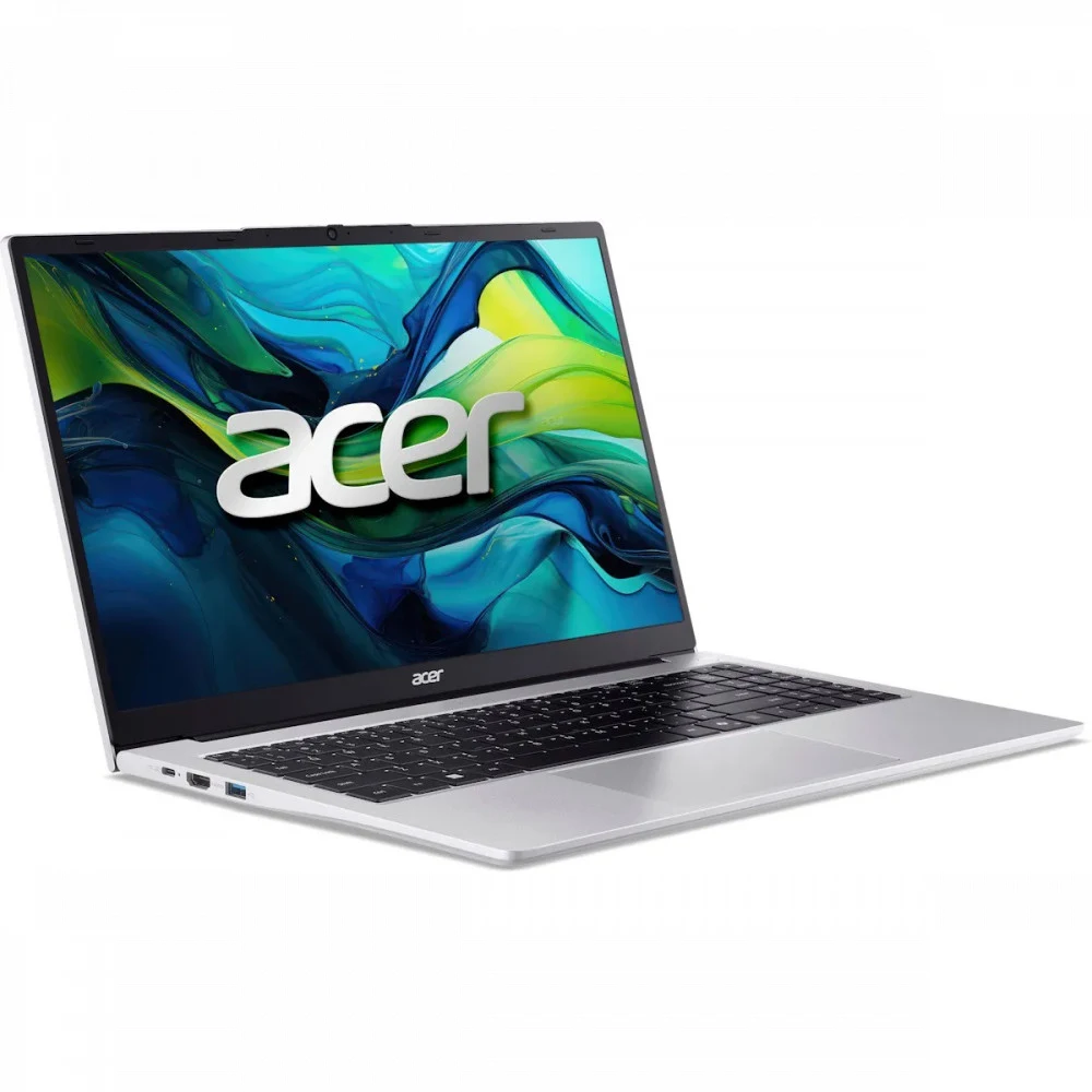 Ноутбук Acer/ Aspire Lite/ AL15-41P/ 15.6" FHD IPS SlimBezel/ AMD Ryzen 3 5300U/ UMA/ 8 GB DDR4 Memory/ 128GB PCIe NVMe SSD/Wi-Fi 6 INTEL 2x2 AX+BT/ Silver / Без ОС