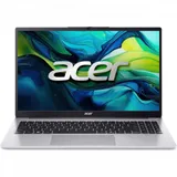 Ноутбук Acer/ Aspire Lite/ AL15-41P/ 15.6" FHD IPS SlimBezel/ AMD Ryzen 3 5300U/ UMA/ 8 GB DDR4 Memory/ 128GB PCIe NVMe SSD/Wi-Fi 6 INTEL 2x2 AX+BT/ Silver / Без ОС