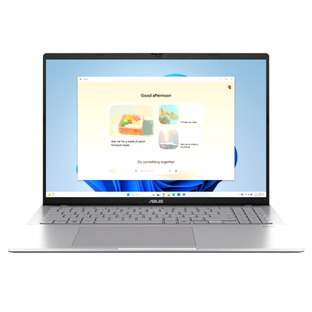 Ноутбук, ASUS Vivobook S16 S3607CA-RP012W, 90NB16I1-M00E50, 16", FHD+ 1920x1200, IPS, 144Hz, Core Ultra 5 225H, 16GB DDR5, 512GB SSD Gen4, Intel Arc Graphics, Windows 11 Home, Серебряный