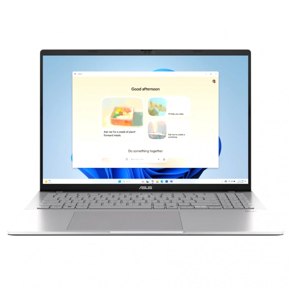 Ноутбук, ASUS Vivobook S16 S3607CA-SH173W, 90NB16I1-M00E60, 16", OLED FHD+ 1920x1200, 60Hz, Core Ultra 5 225H, 16GB DDR5, 512GB SSD Gen4, Intel Arc Graphics, Windows 11 Home, Серебристый