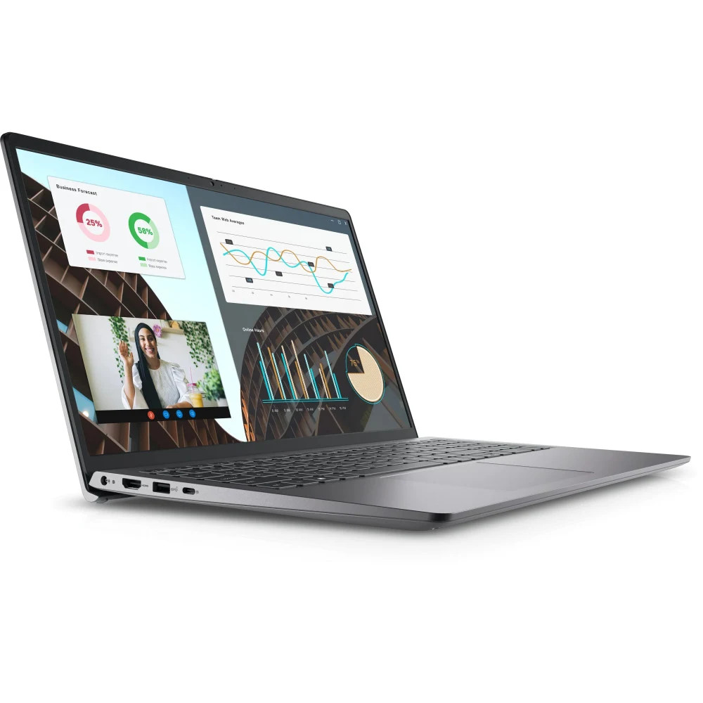 Ноутбук Dell Vostro 3530, Core i5-1334U/15.6"FHD/8GB/512GB/UHD Graphics/LAN/Ubuntu