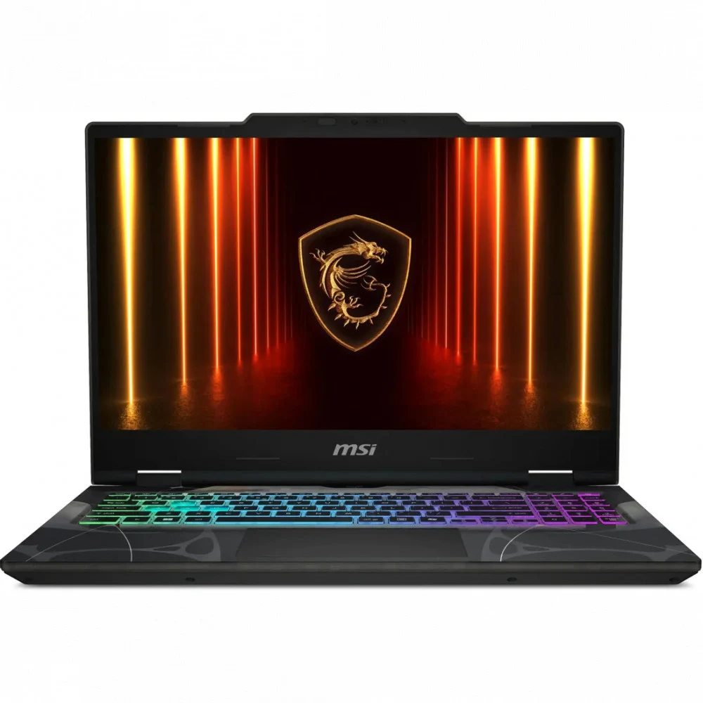 Ноутбук, MSI, Cyborg 15 C2WE-061XKZ, MS-15T1, 9S7-15T121-061, 15,6", FHD 1920x1080, IPS, 144Hz, Intel Core 5 210H, 16GB*1 DDR5, 1TB SSD Gen5, NVIDIA GeForce RTX5050, 8GB GDDR7, DOS, Черный