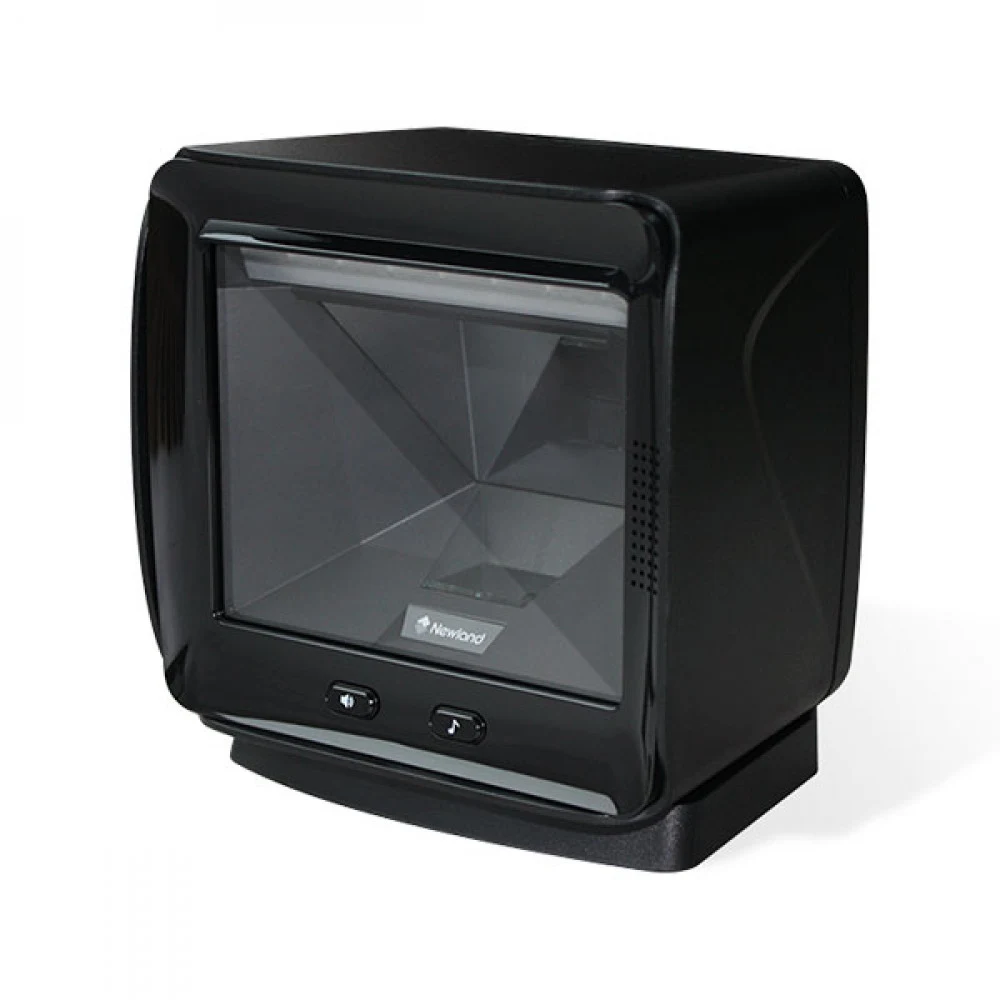 сканер штрихкода стационарный Newland NLS-FR8080-20 FR80 2D CMOS Mega Pixel Large window vertical desktop scanner with "L" mounting bracket, 3 mtr USB cable and multiplug adapter.