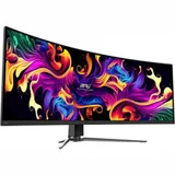 Премиальный Изогнутый OLED Монитор 49" MSI MPG 491CQP QD-OLED, 5120x1440 DQHD, 144Hz, Curved 1800R, 0.03ms, 1500000:1, Угол Обзора 178/178, 32:9, VESA 100x100, 2xHDMI, 1xDP, 1xType-c, 2xUSB 2.0 Type