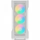 Корпус ПК без блока питания/ Case SAMA S40 White, Midi-Tower, TG, 4x120mm ARGB, 2xUSB 3.0 + 1xUSB 3.1 Type-C, ATX, mATX, mITX White