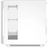 Корпус ПК без блока питания/ Case SAMA S40 White, Midi-Tower, TG, 4x120mm ARGB, 2xUSB 3.0 + 1xUSB 3.1 Type-C, ATX, mATX, mITX White