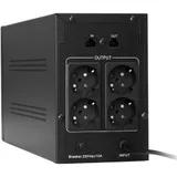 ИБП ExeGate SpecialPro UNB-2200.LED.AVR.4SH.RJ (2200VA/1300W, LED, AVR,4*EU/Тип F(Schuko), RJ45/11, батарея 12V 9Ah - 2 шт., металлический корпус, Black)