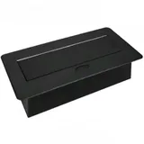 Сетевой разветвитель Premier PX/BL-HOR-2R-2USB-BLK 1.8м (2 розетки) черный (коробка)