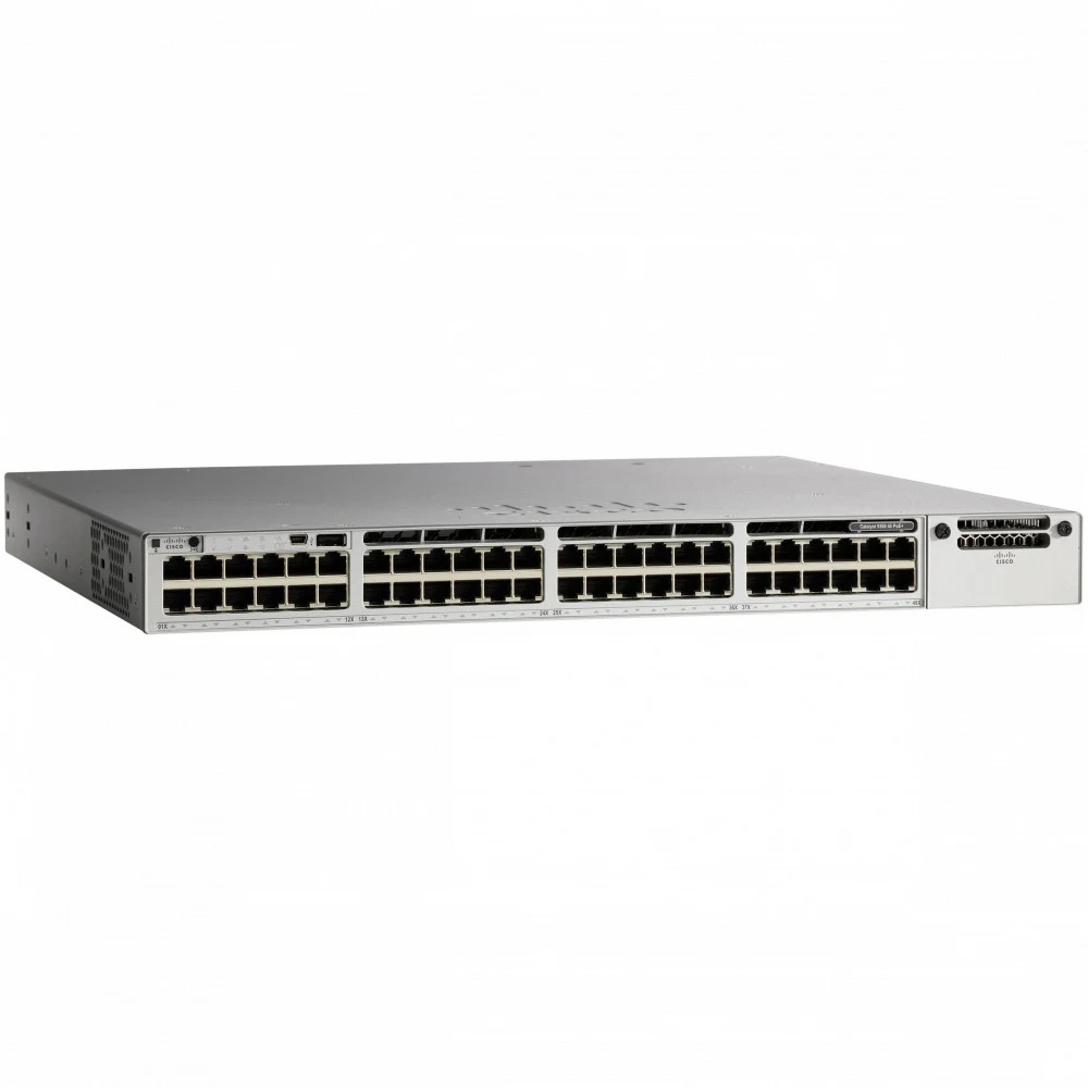 Коммутатор CISCO Catalyst 9300 48-port 1Gb copper with modular uplinks, PoE+, PS 1x715W, PoE+ 437W/1440W, DNA Network Essentials, C9300-48P-E
