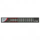 Коммутатор PoE Неуправляемый HiLook NS-0326P-230(B) с 24 портами Fast Ethernet