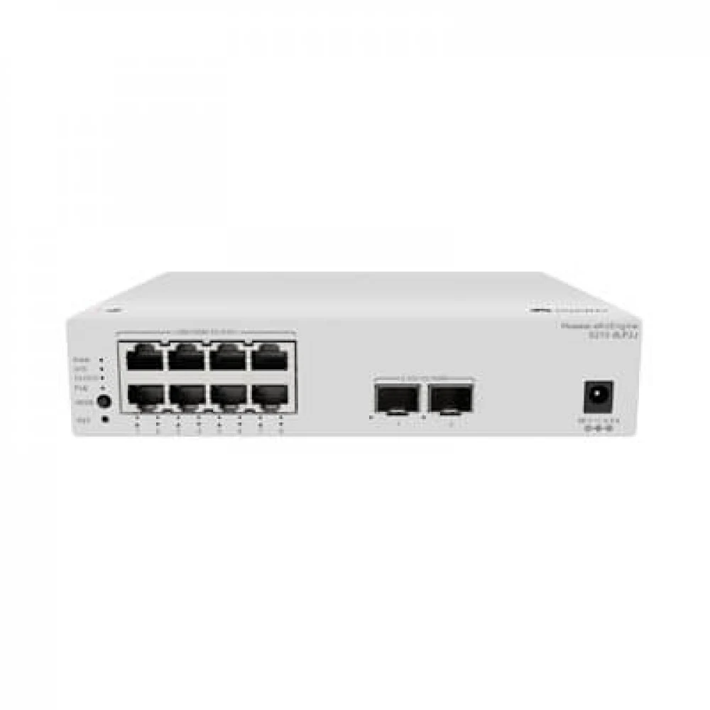PoE Коммутатор | Уровень: Неуправляемый | Интерфейс: PoE/PoE+ 8×RJ45 1Гбит/с / Uplink 2×SFP 2.5Гбит/с | PoE Стандарт: IEEE 802.3af/at | PoE Бюджет: 32W | Скорость коммутации: 26Гбит/с | Скорость пер