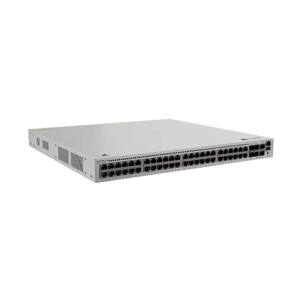Коммутатор, Huawei, S530-48T4XE, Управляемый L3, 48GE RJ45, 410GE SFP+, 210GE stack ports, пропускная способность 224 Гбит/с, 168 Mpps, стоечный