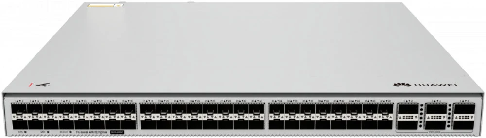 Коммутатор, Huawei, S630-48X6C, Управляемый L3, 4810GE SFP+, 6100GE QSFP28, IPv4/IPv6, VLAN, QoS, ACL, OSPF, BGP, VRRP, стекирование, резервируемое питание 1+1, стоечный 1U