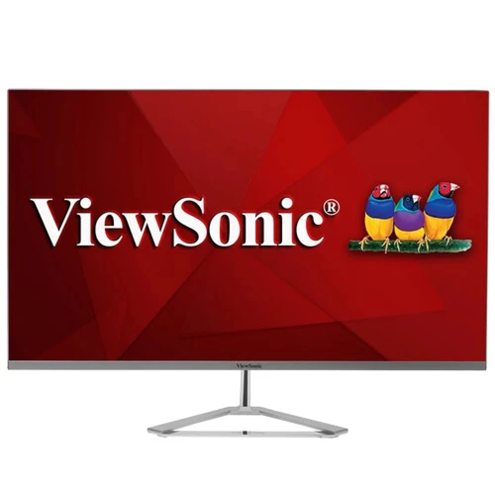 Viewsonic 32" VX3276-2K-MHD-2 IPS SuperClear, 2560x1440, 4ms, 250cd/m2, 178°/178°, 1200:1, HDMI, DP, Mini-DP, колонки, 75Hz, HDR10, Frameless, регул. наклона, VESA, Silver Black