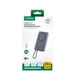 Мобильный аккумулятор Power Bank Mag-Safe, 10000mAh, MagFlow Air Qi2, 30W, PB570 (75982B) UGREEN