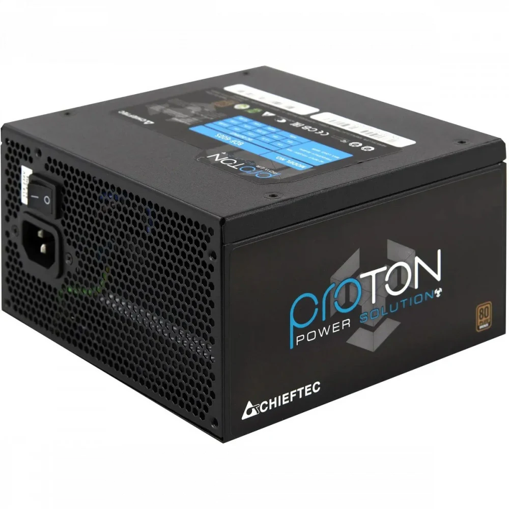 Блок питания Chieftec Proton BDF-600S Bulk (ATX 2.3, 600W, 80 PLUS BRONZE, Active PFC, 120mm fan) OEM
